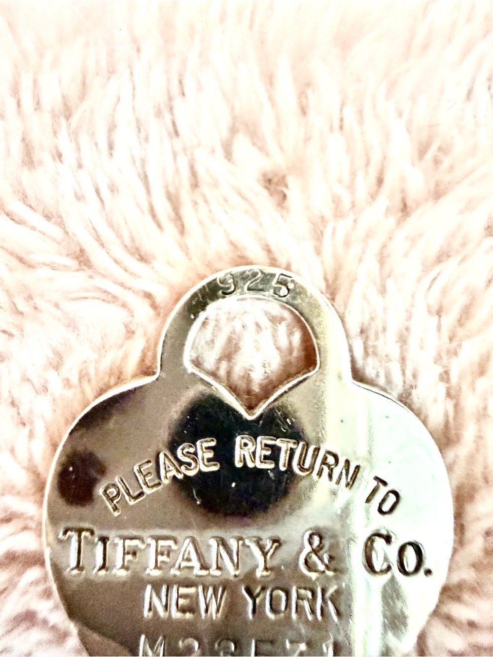 Tiffany & Co. Silver Large Heart Tag with Signature Blue Pouch - Picture 5 of 7